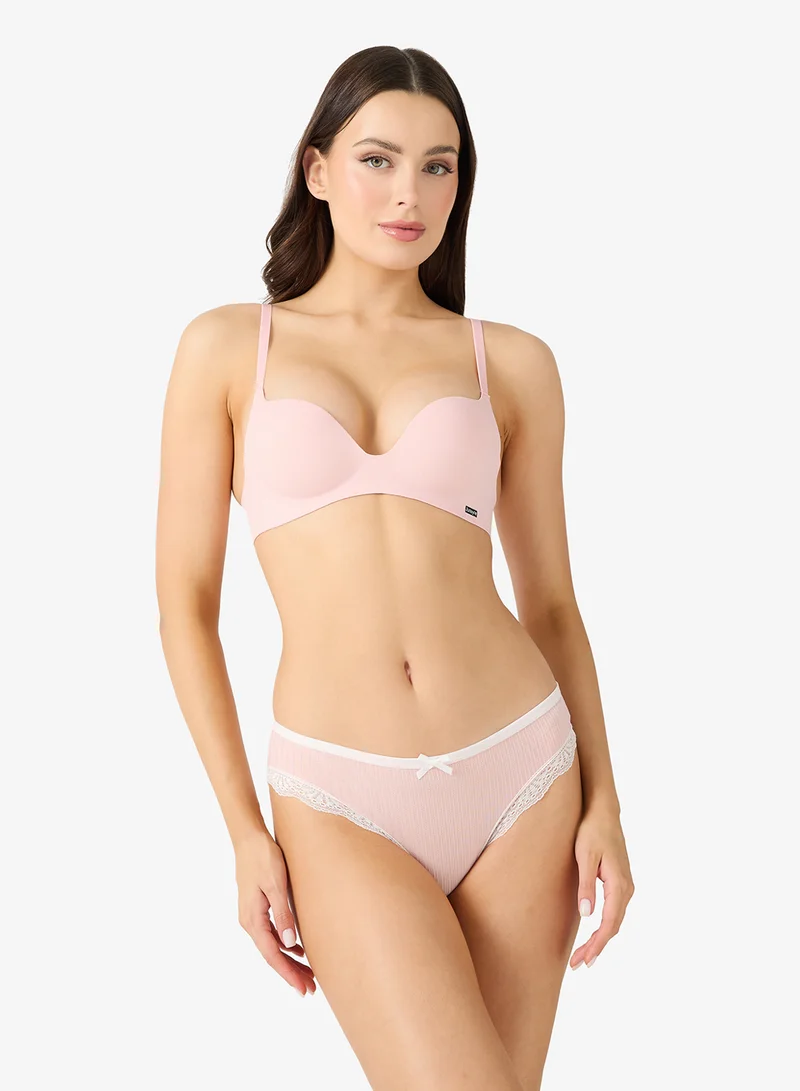 جينجر 3PC Lace Detail Cheeky Brief